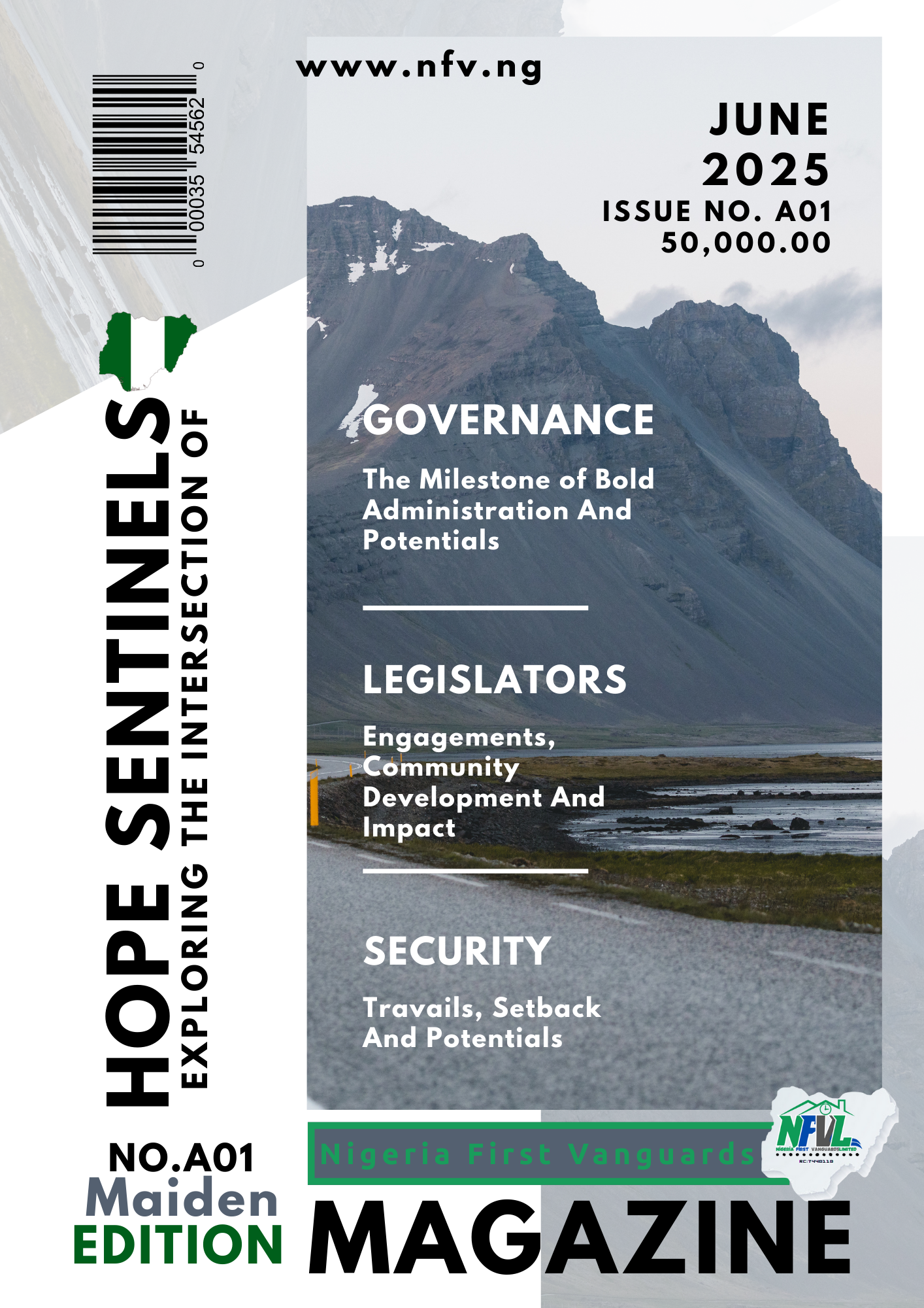 Launching Of NFV-MAGAZINE Titled: The Hope Sentinels: Exploring the Intersection of Governance, Legislators, And Security In Nigeria. 